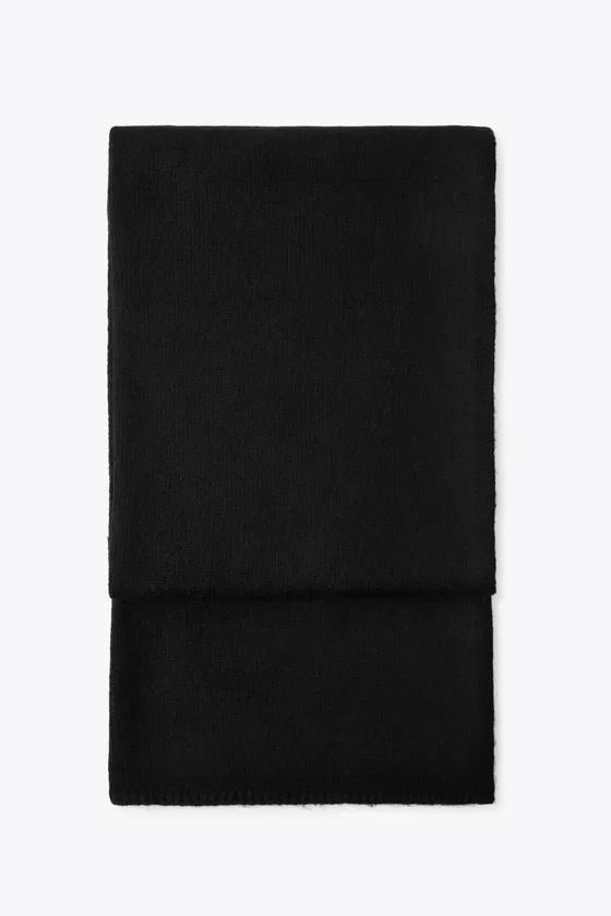 Черный шарф zara