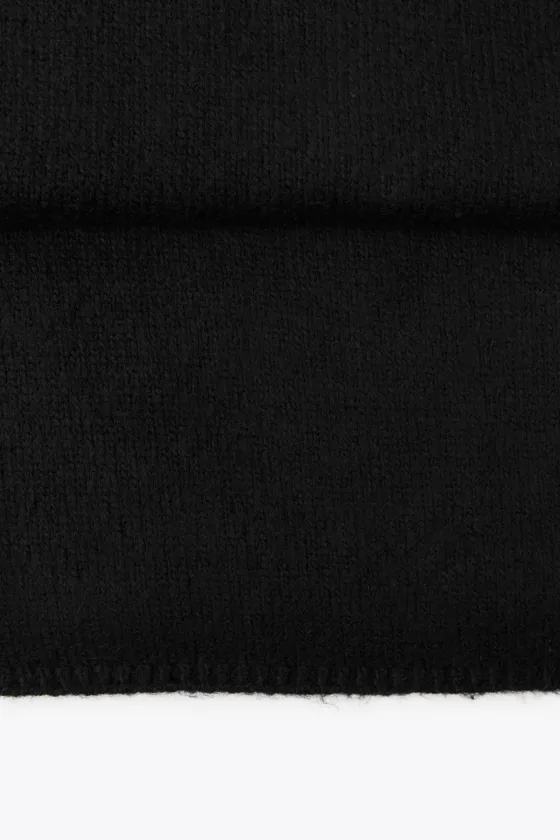 Черный шарф zara