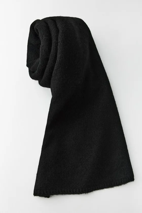 Черный шарф zara