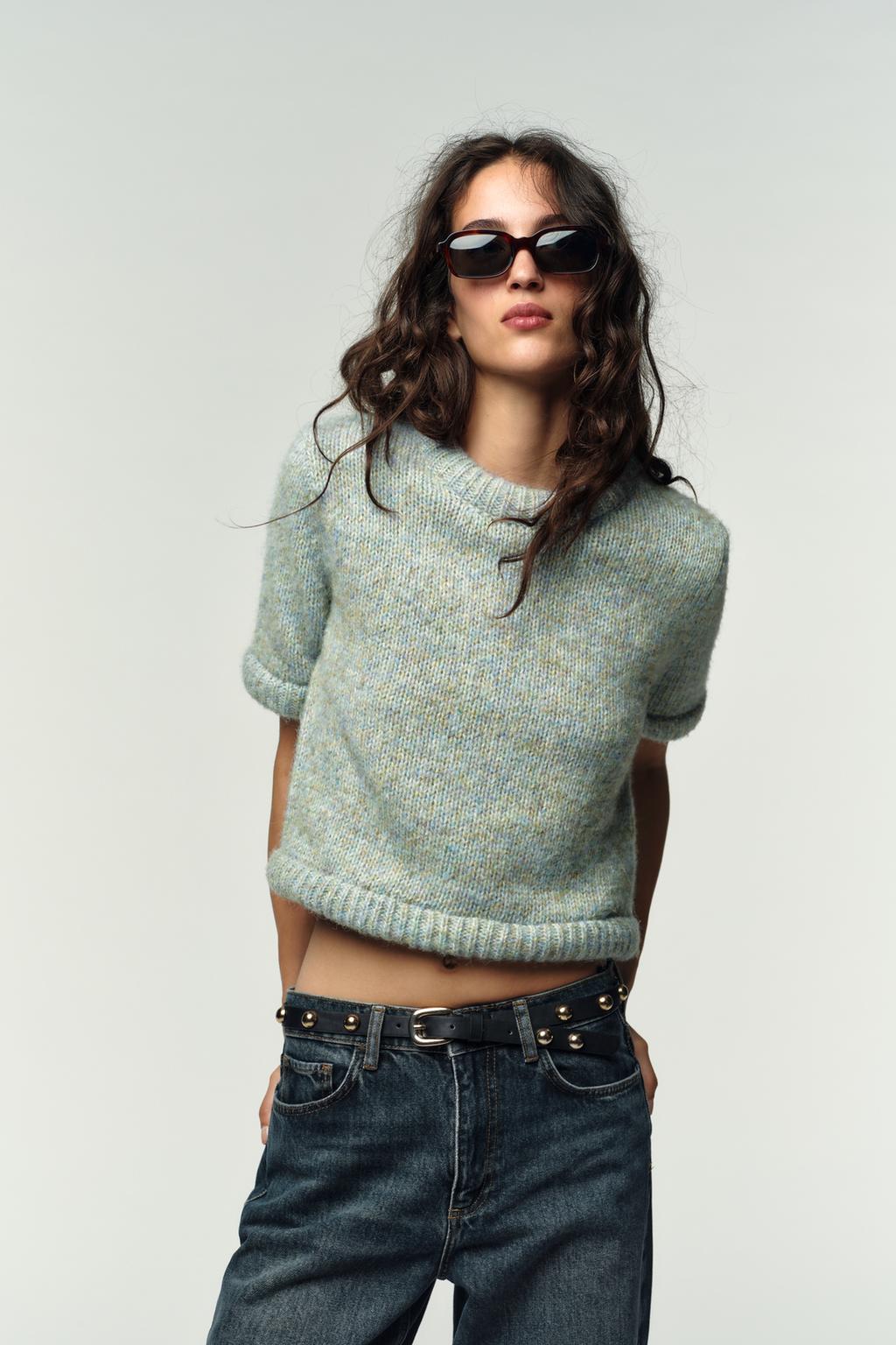 ДЖЕМПЕР С КОРОТКИМИ РУКАВАМИ