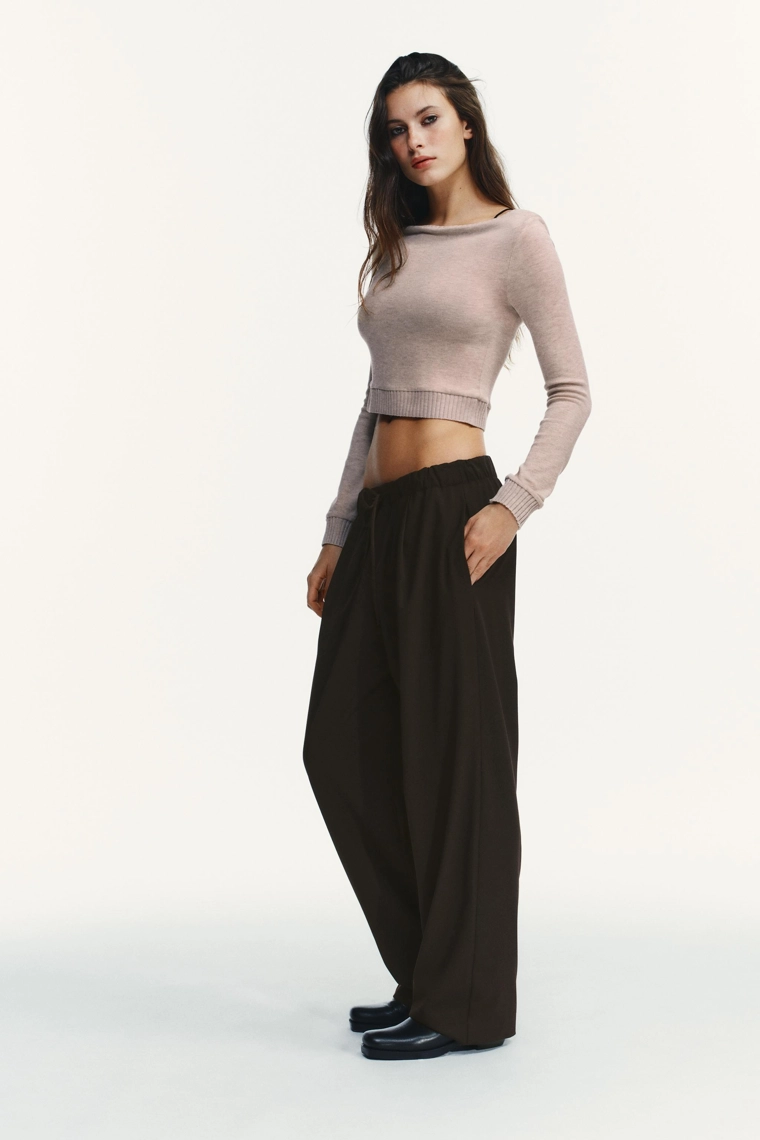 БРЮКИ С ЗАЩИПАМИ