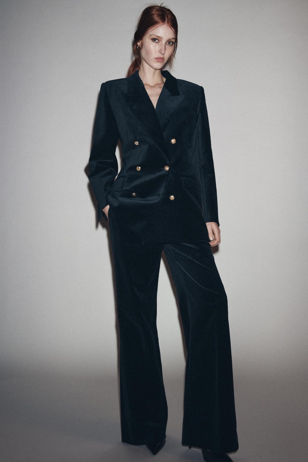 РАСКЛЕШЕННЫЕ БАРХАТНЫЕ БРЮКИ ZW LIMITED EDITION