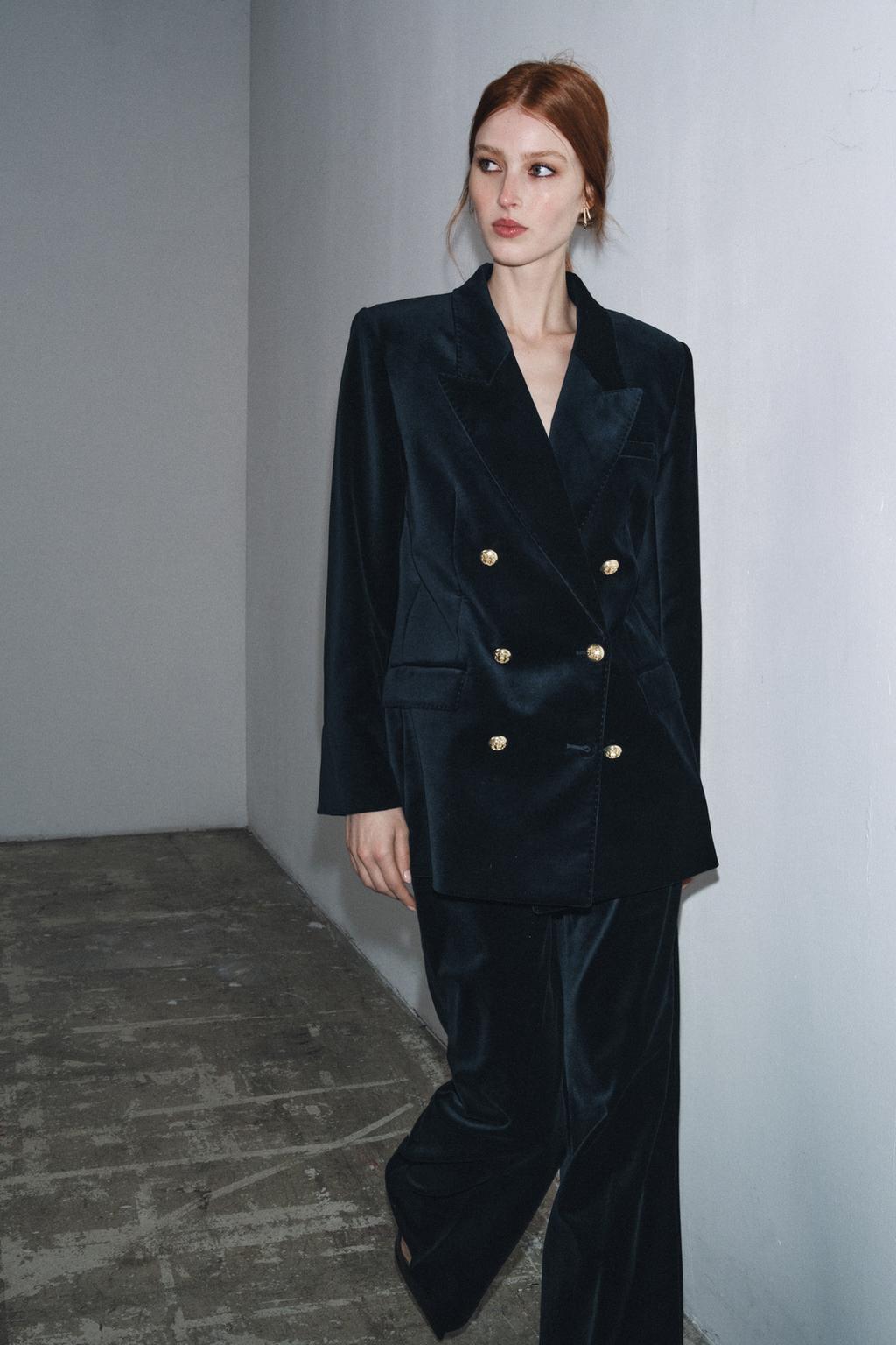 РАСКЛЕШЕННЫЕ БАРХАТНЫЕ БРЮКИ ZW LIMITED EDITION