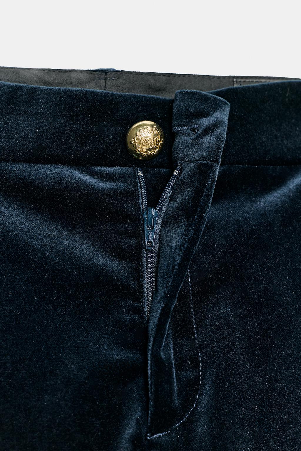 РАСКЛЕШЕННЫЕ БАРХАТНЫЕ БРЮКИ ZW LIMITED EDITION