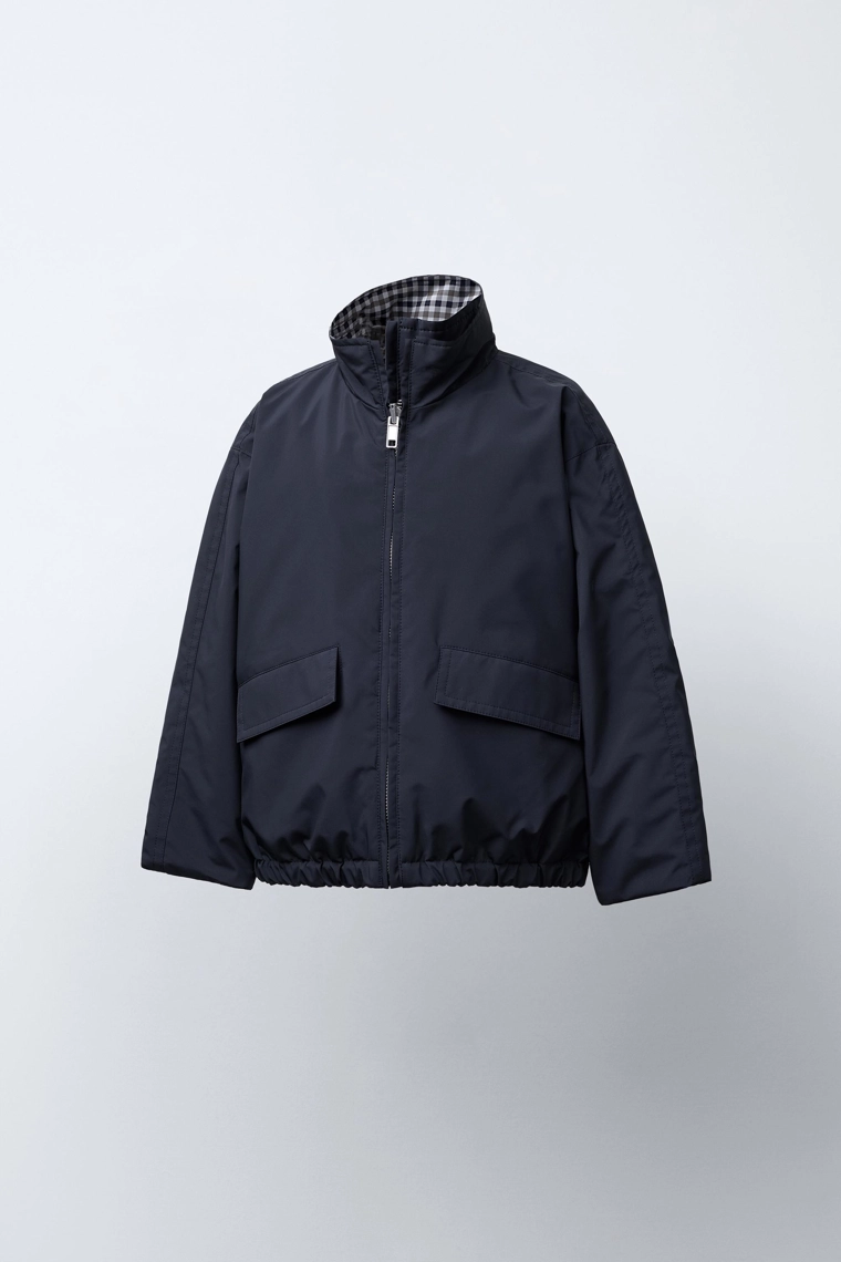 ДВУСТОРОННЯЯ КУРТКА В КЛЕТКУ WATER REPELLENT BENSIMON ® X ZARA