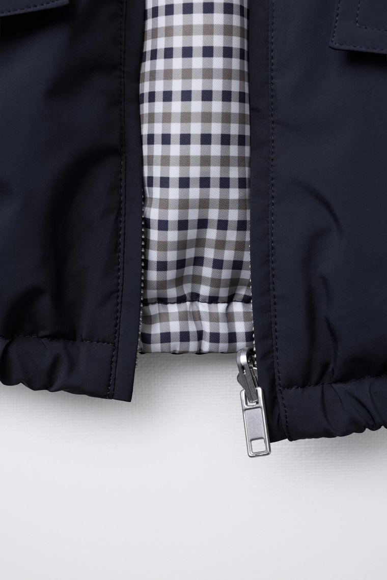 ДВУСТОРОННЯЯ КУРТКА В КЛЕТКУ WATER REPELLENT BENSIMON ® X ZARA