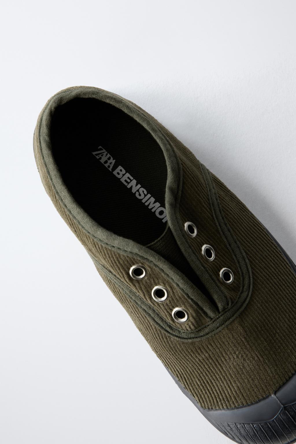 КЕДЫ ИЗ ВЕЛЬВЕТА BENSIMON ® X ZARA