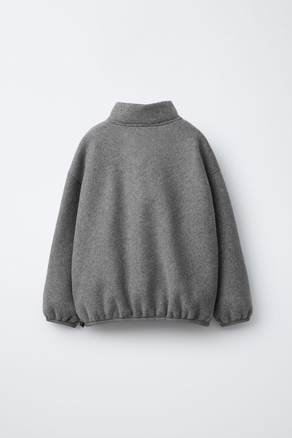 ТОЛСТОВКА ИЗ ПОЛАРФЛИСА С НАШИВКОЙ BENSIMON ® X ZARA