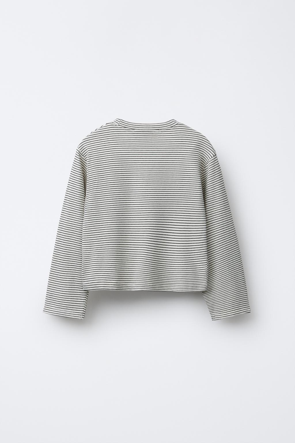 ФУТБОЛКА В ПОЛОСКУ С ЯРЛЫКОМ BENSIMON ® X ZARA