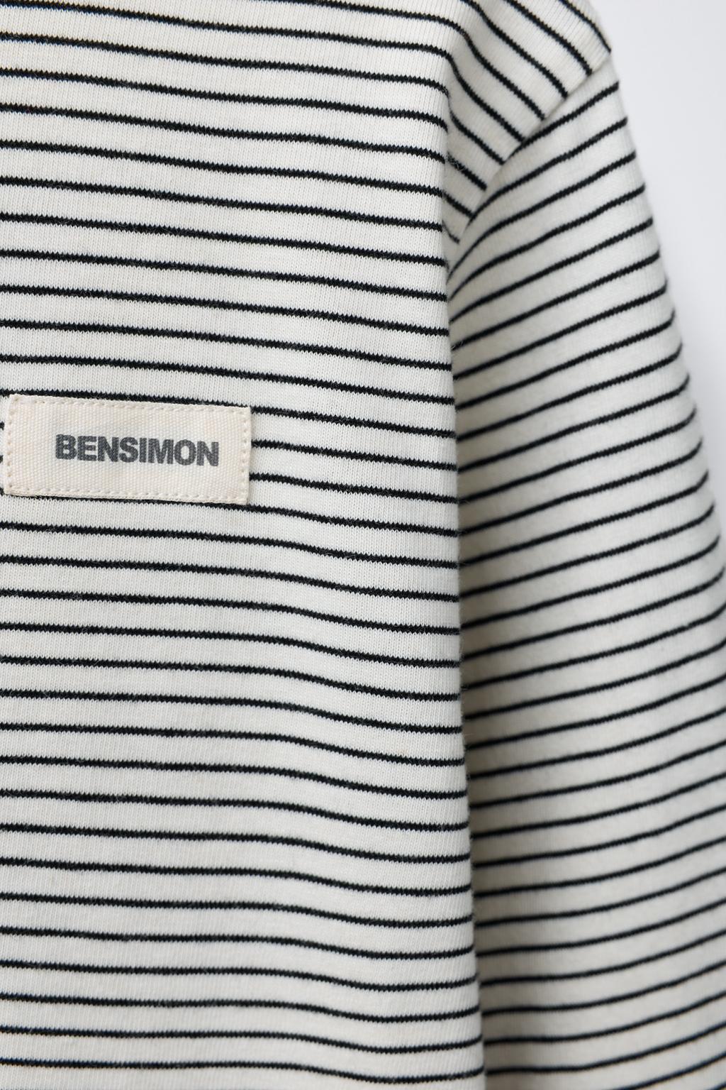ФУТБОЛКА В ПОЛОСКУ С ЯРЛЫКОМ BENSIMON ® X ZARA