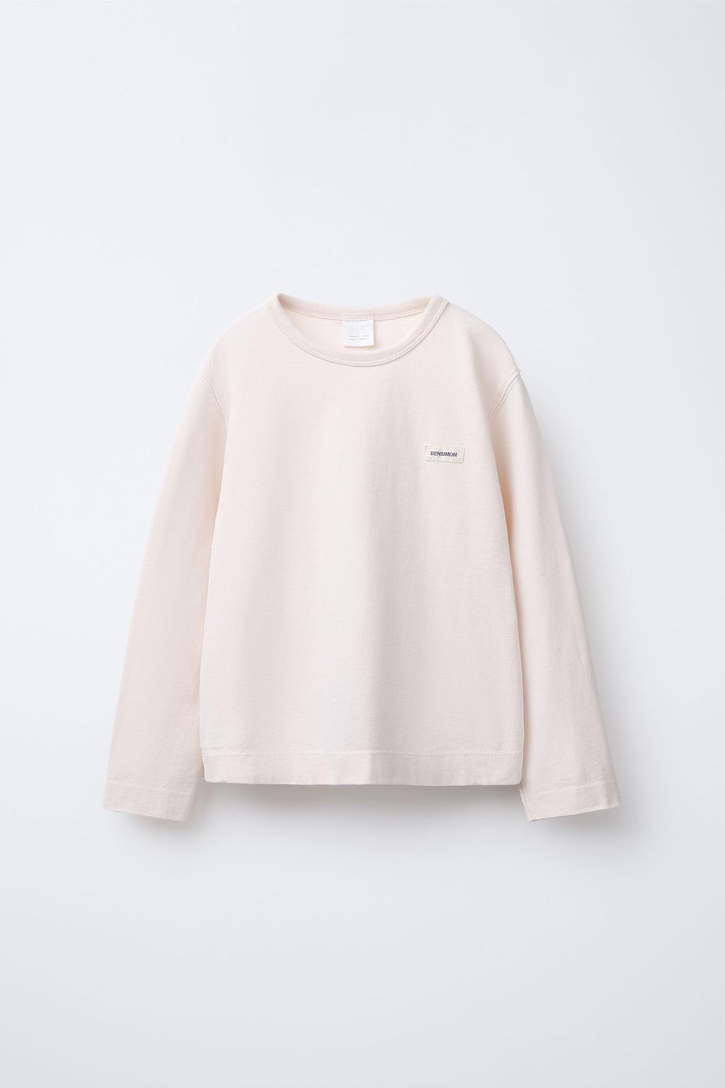 ОДНОТОННЫЙ ЛОНГСЛИВ BENSIMON X ZARA