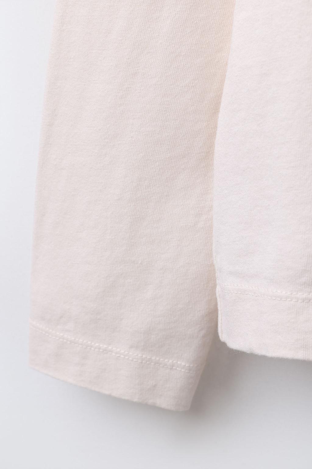ОДНОТОННЫЙ ЛОНГСЛИВ BENSIMON X ZARA