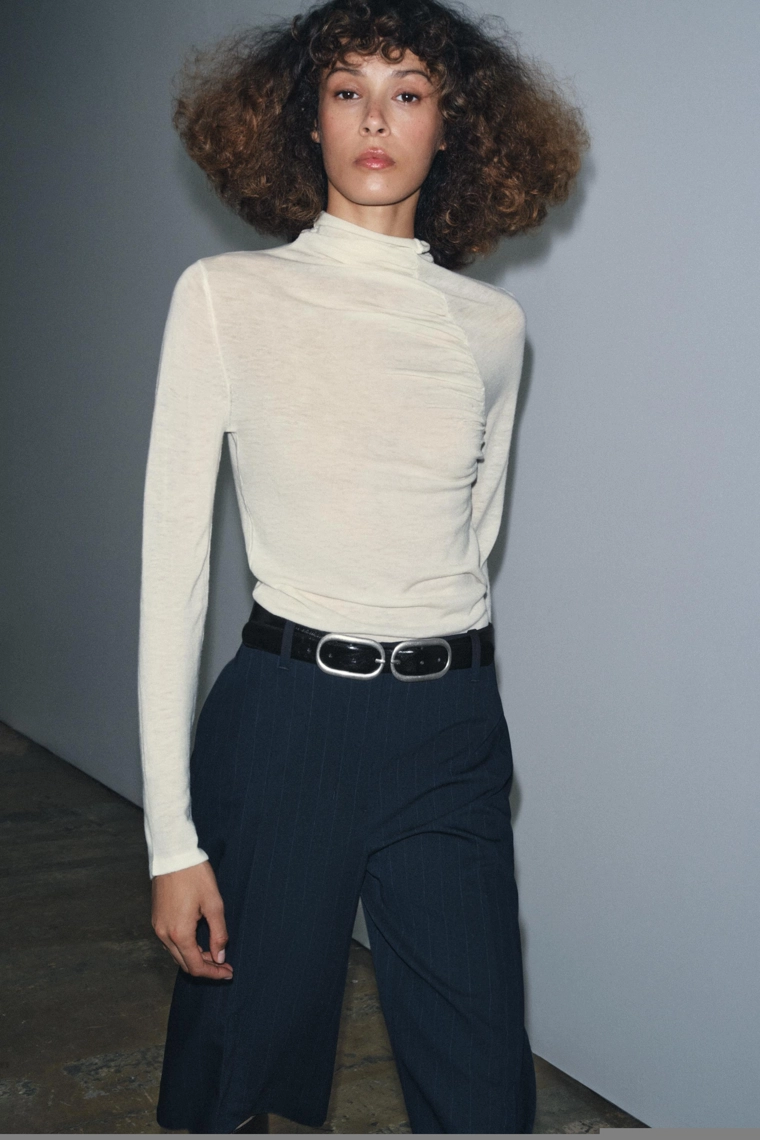 ТОП ИЗ 100% ШЕРСТИ СО СБОРКАМИ