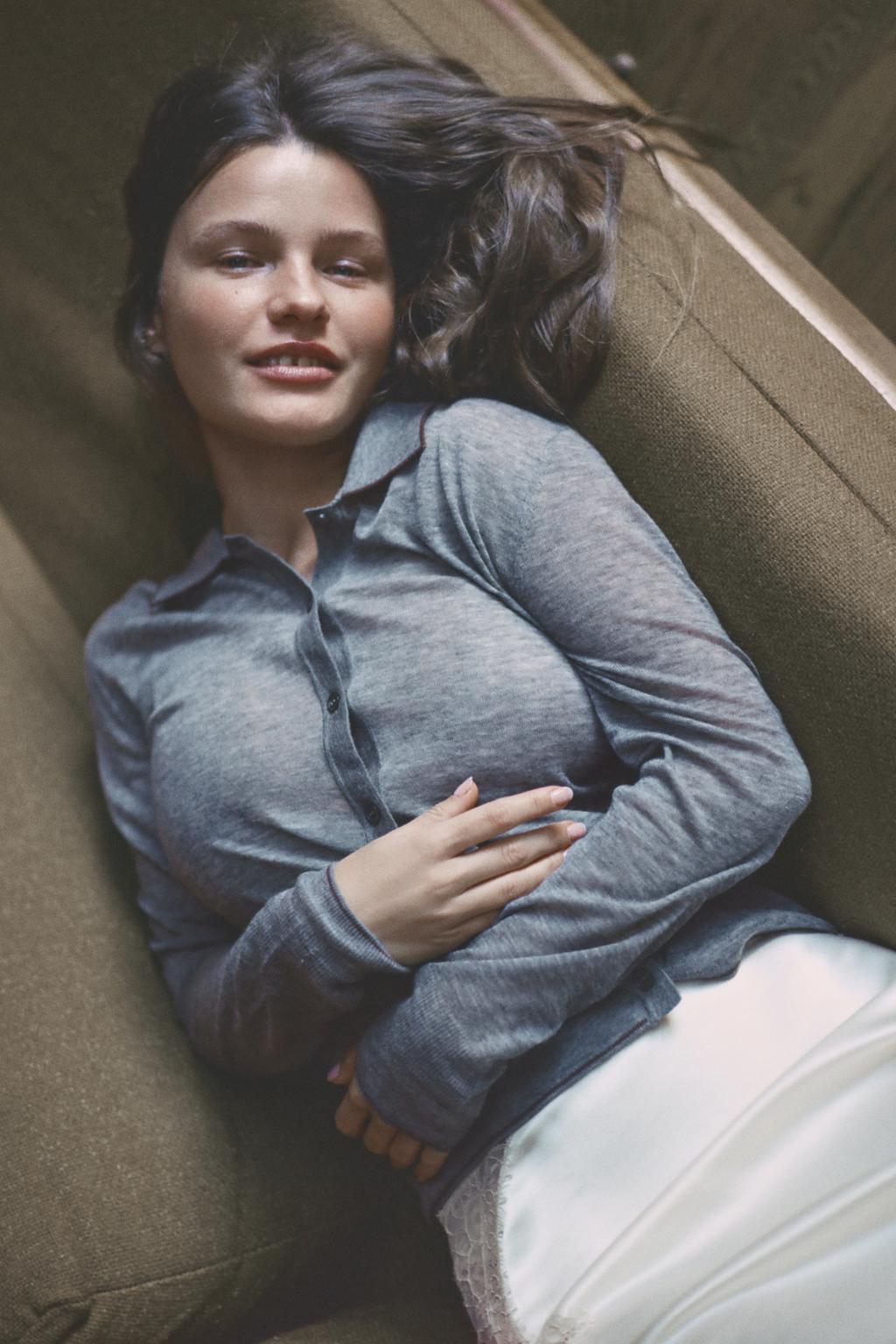 КАРДИГАН-ПОЛО ИЗ 100% ШЕРСТИ