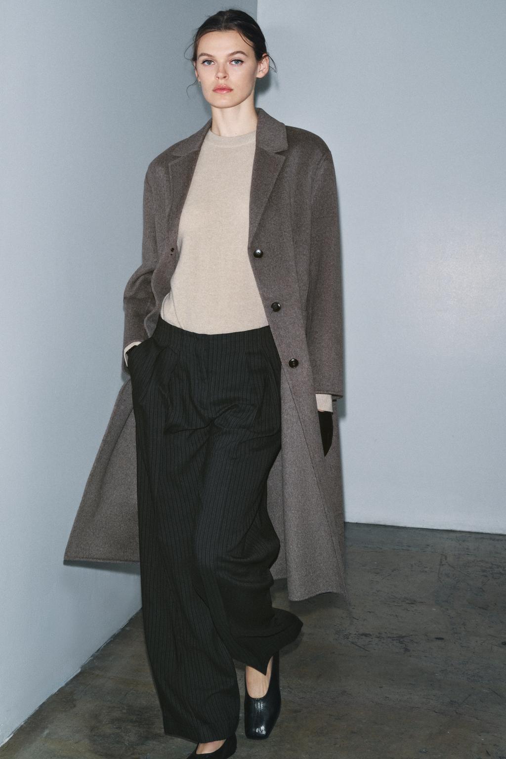 ПАЛЬТО ИЗ СМЕСОВОЙ ШЕРСТИ — ZW COLLECTION LIMITED EDITION