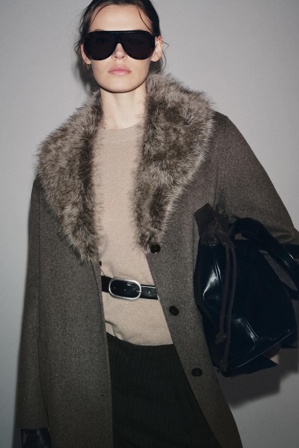 ПАЛЬТО ИЗ СМЕСОВОЙ ШЕРСТИ — ZW COLLECTION LIMITED EDITION