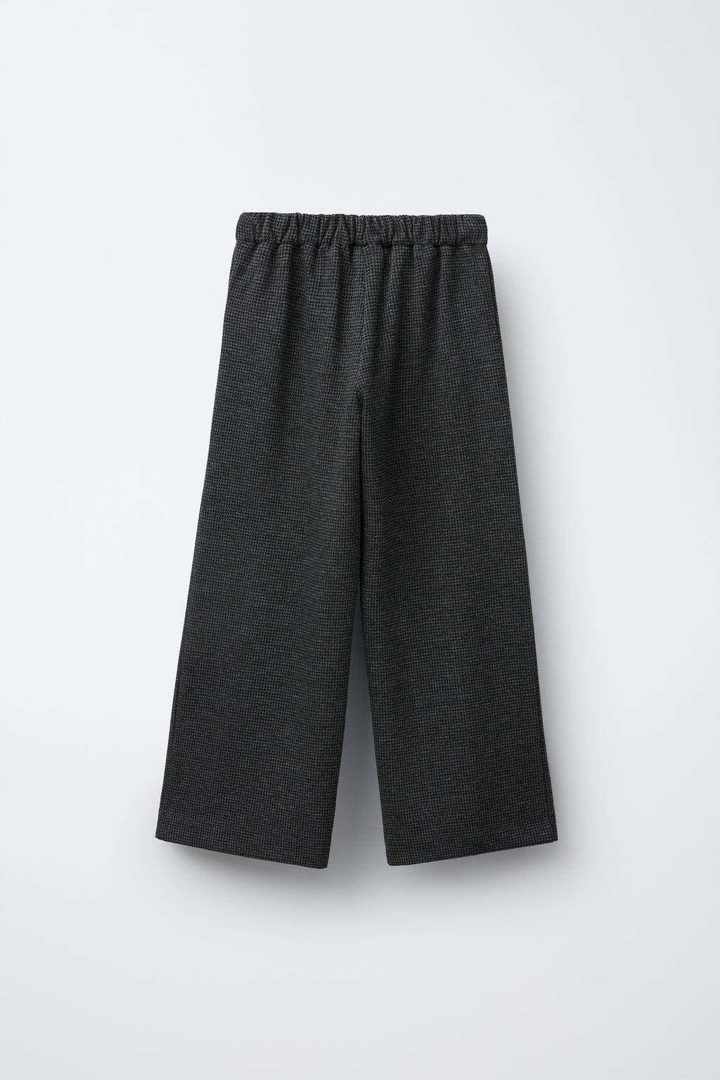 ПРЯМЫЕ БРЮКИ С РИСУНКОМ «ГУСИНАЯ ЛАПКА»