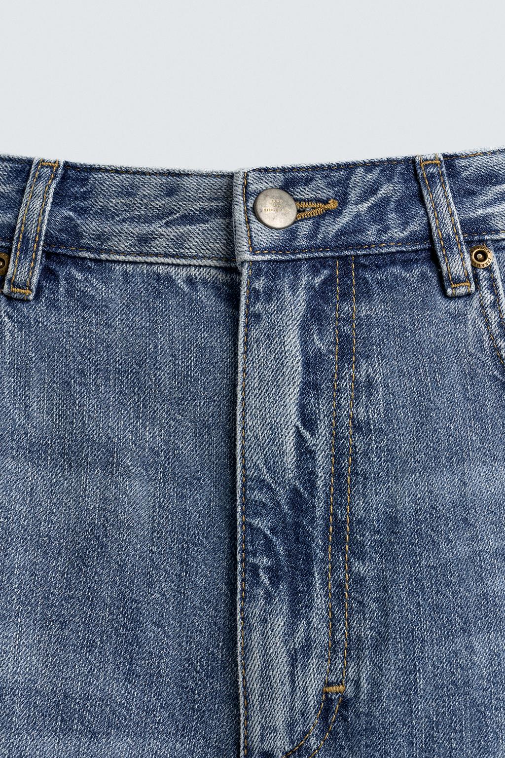 ДЖИНСЫ BAGGY FIT С ЭФФЕКТОМ БРЫЗГ