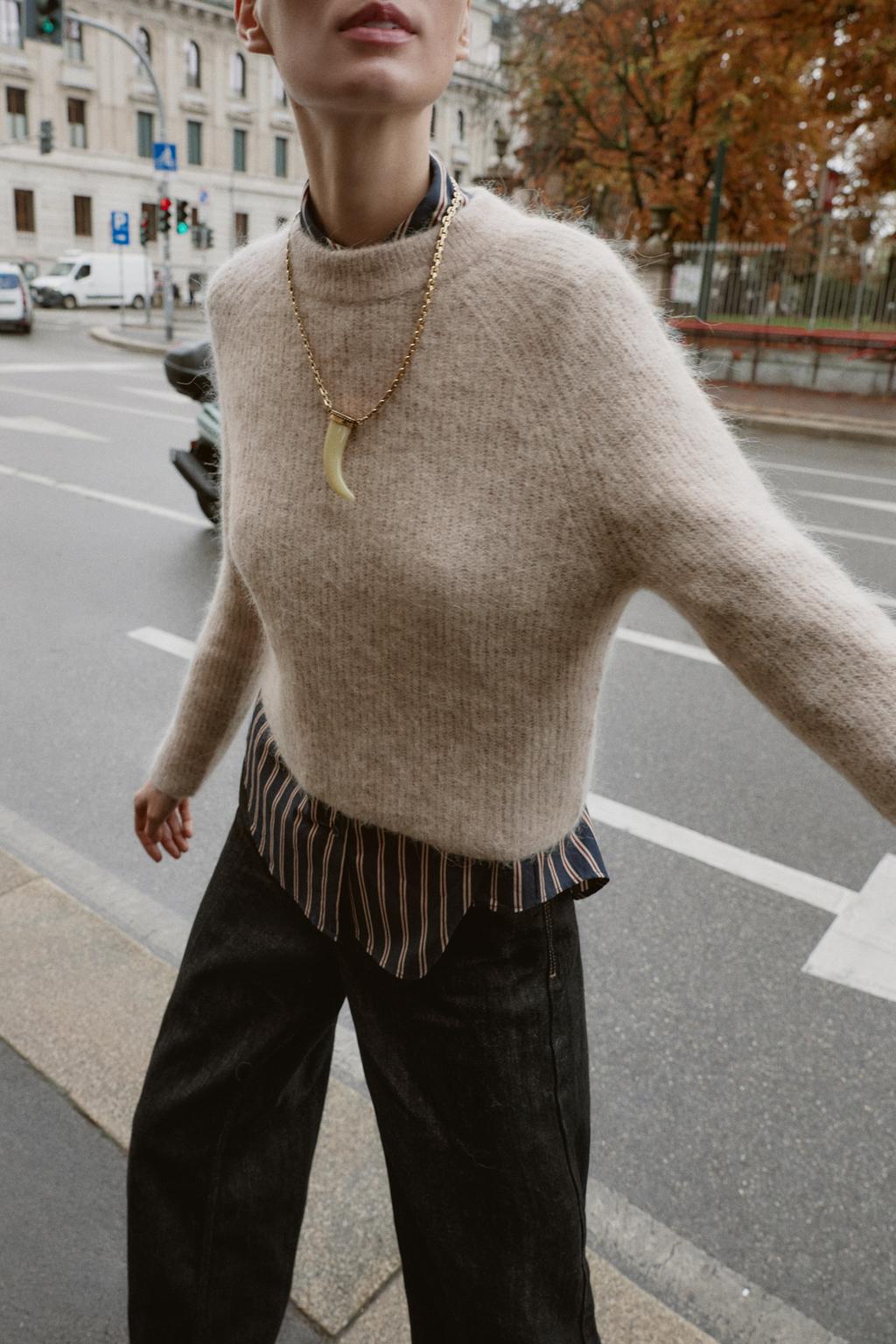 ДЖЕМПЕР ИЗ ШЕРСТИ И АЛЬПАКИ