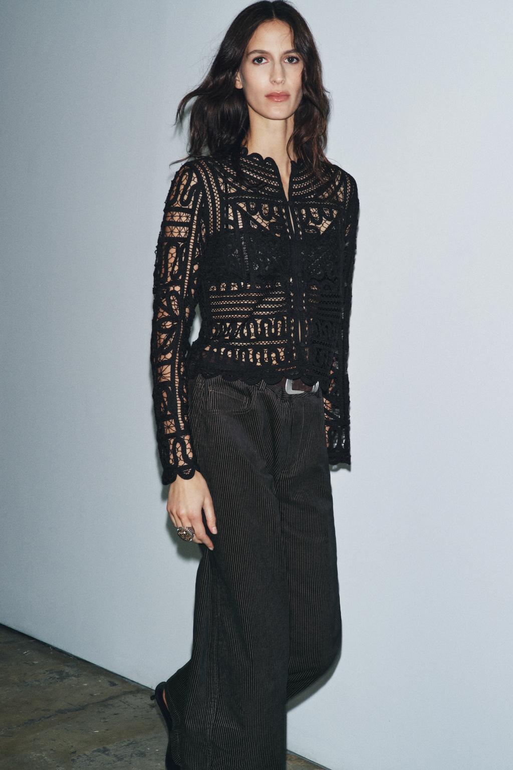 БЛУЗА КРЮЧКОМ — ZW COLLECTION