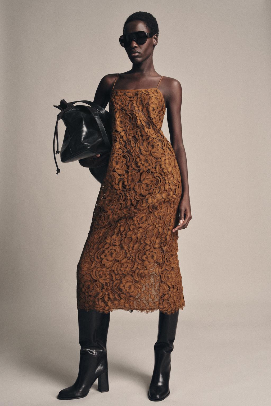 ЮБКА МИДИ ИЗ КРУЖЕВА — ZW COLLECTION LIMITED EDITION