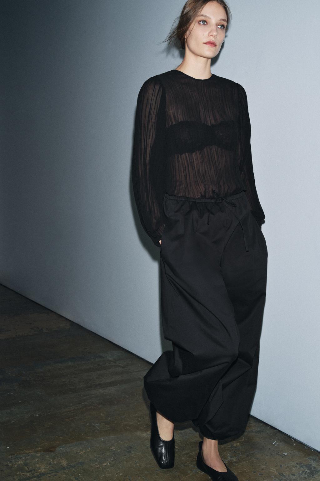 ПЛИССИРОВАННАЯ БЛУЗА ZW COLLECTION