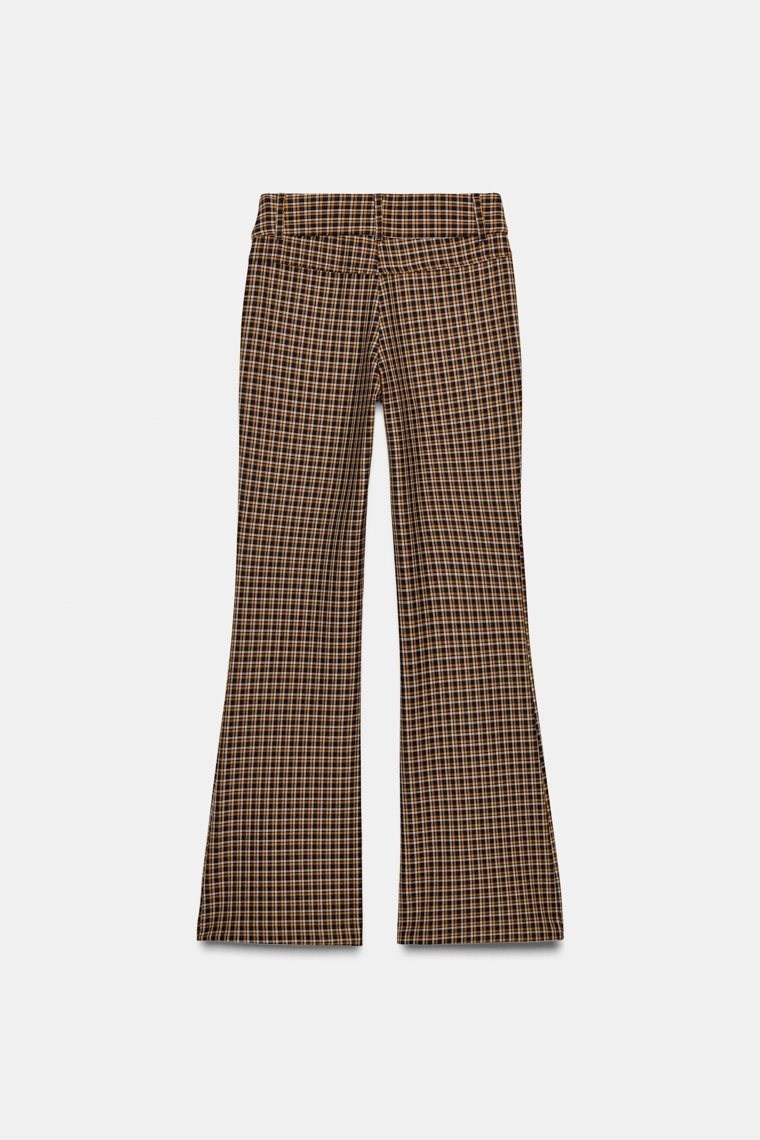 РАСКЛЕШЕННЫЕ БРЮКИ В КЛЕТКУ