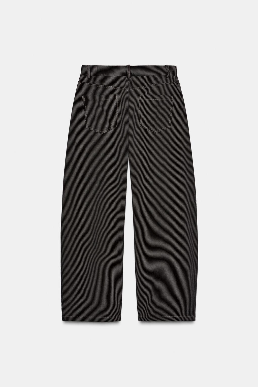 ШИРОКИЕ БРЮКИ В ПОЛОСКУ — ZW COLLECTION