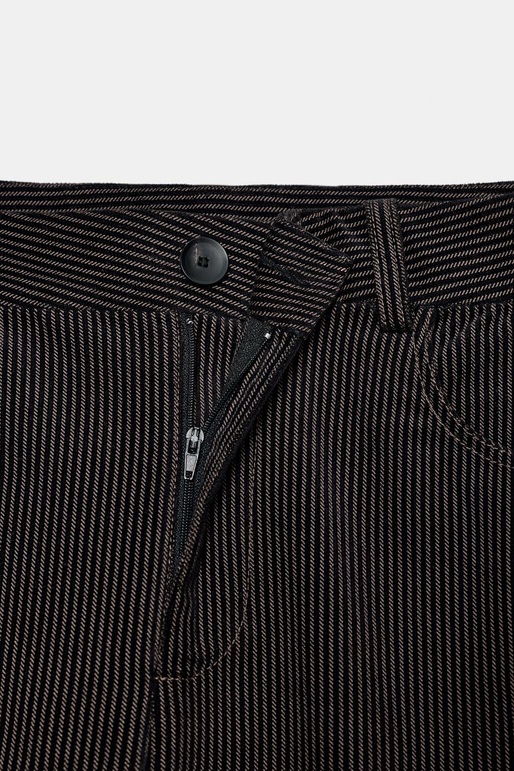 ШИРОКИЕ БРЮКИ В ПОЛОСКУ — ZW COLLECTION