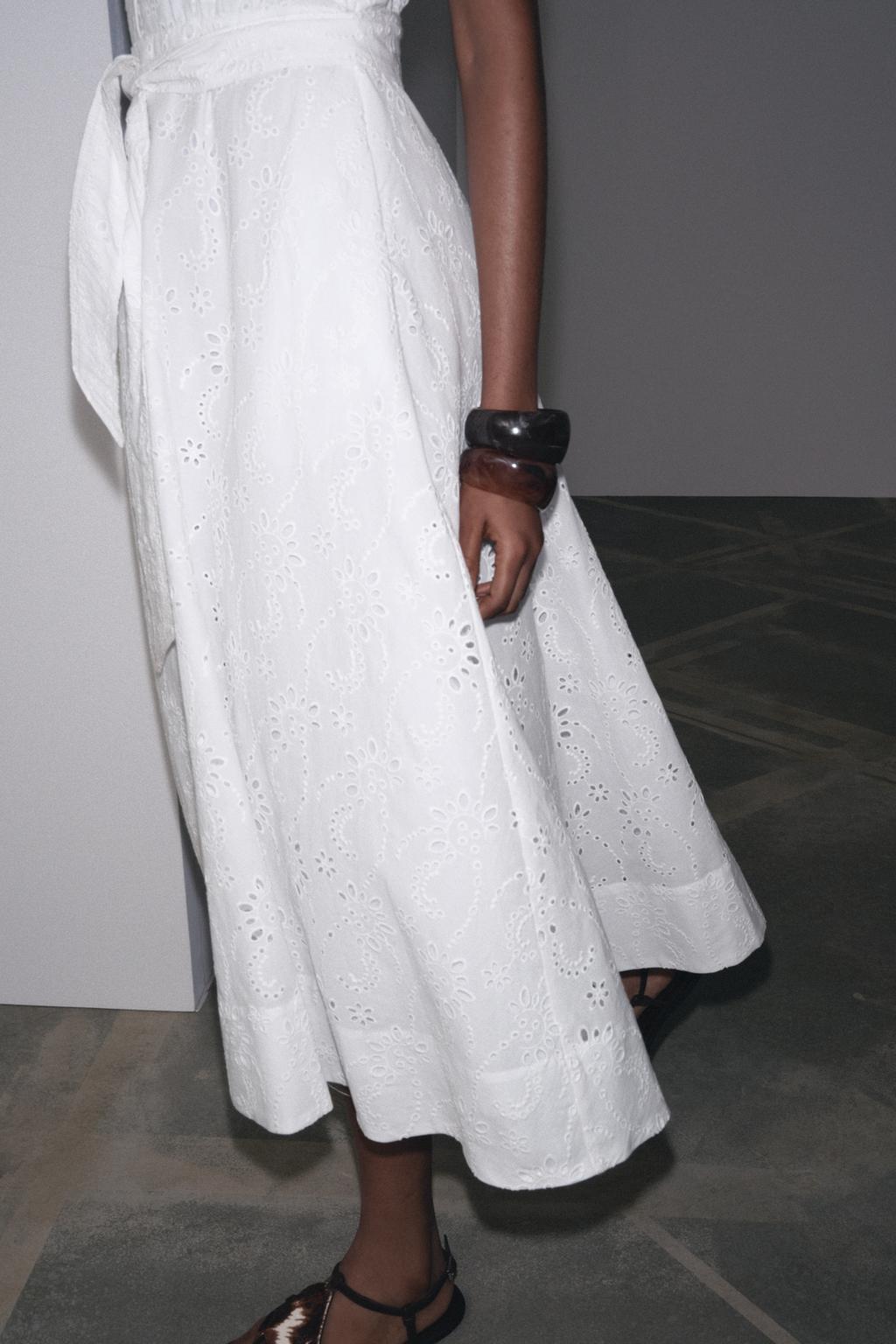 ПЛАТЬЕ-РУБАШКА С ВЫШИВКОЙ — ZW COLLECTION