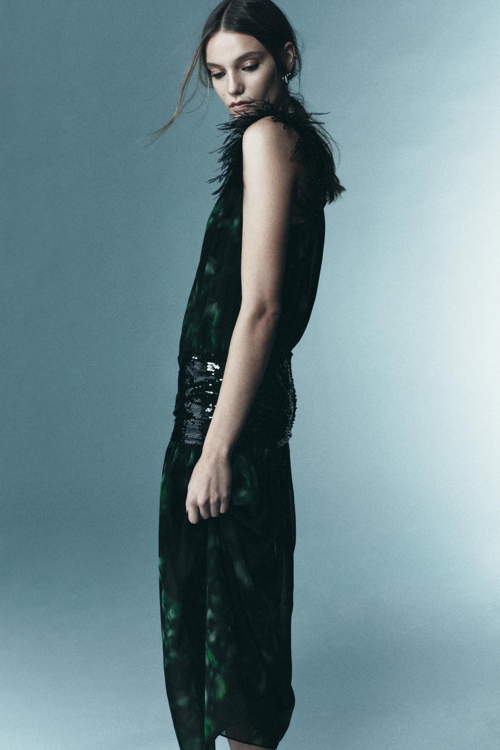 КОМБИНИРОВАННОЕ ПЛАТЬЕ С ПРИНТОМ — LIMITED EDITION