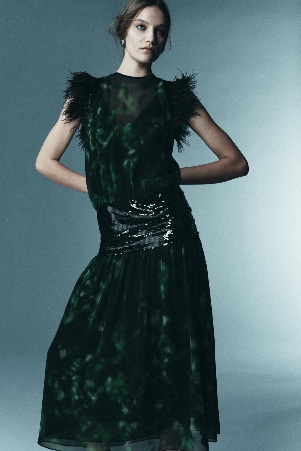 КОМБИНИРОВАННОЕ ПЛАТЬЕ С ПРИНТОМ — LIMITED EDITION