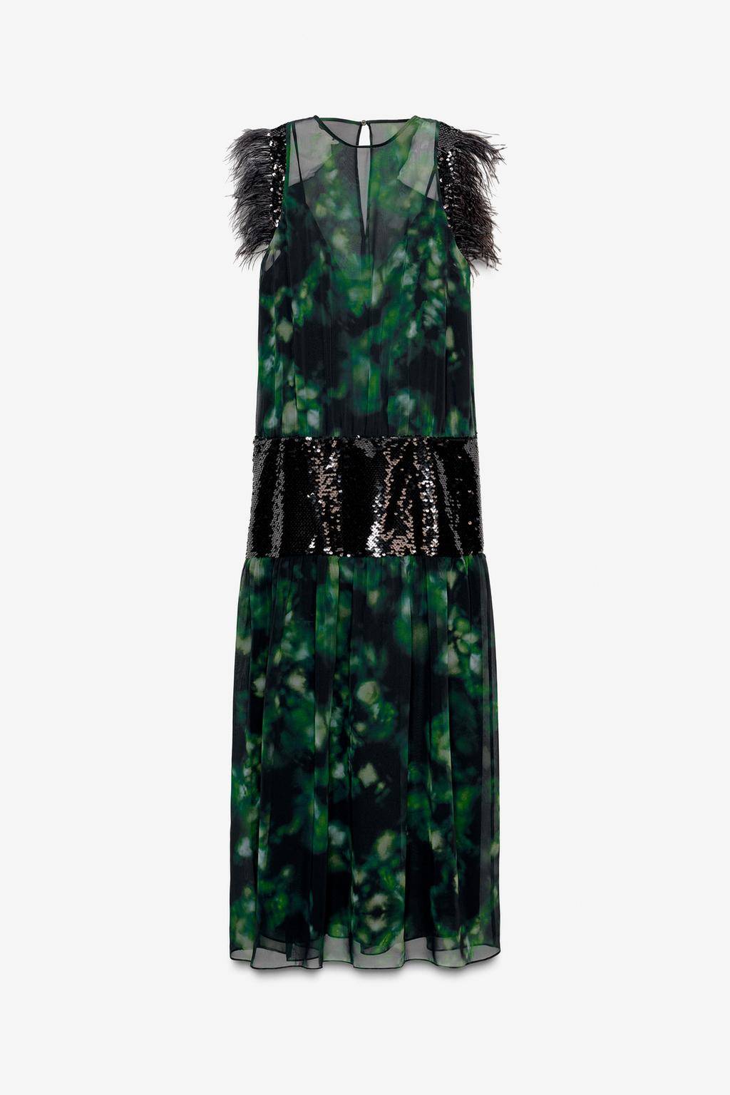 КОМБИНИРОВАННОЕ ПЛАТЬЕ С ПРИНТОМ — LIMITED EDITION