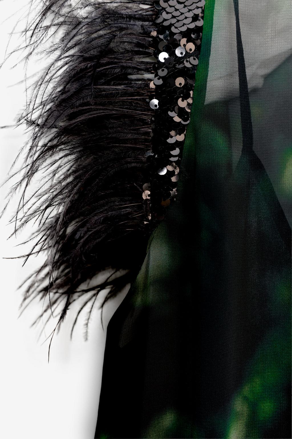 КОМБИНИРОВАННОЕ ПЛАТЬЕ С ПРИНТОМ — LIMITED EDITION