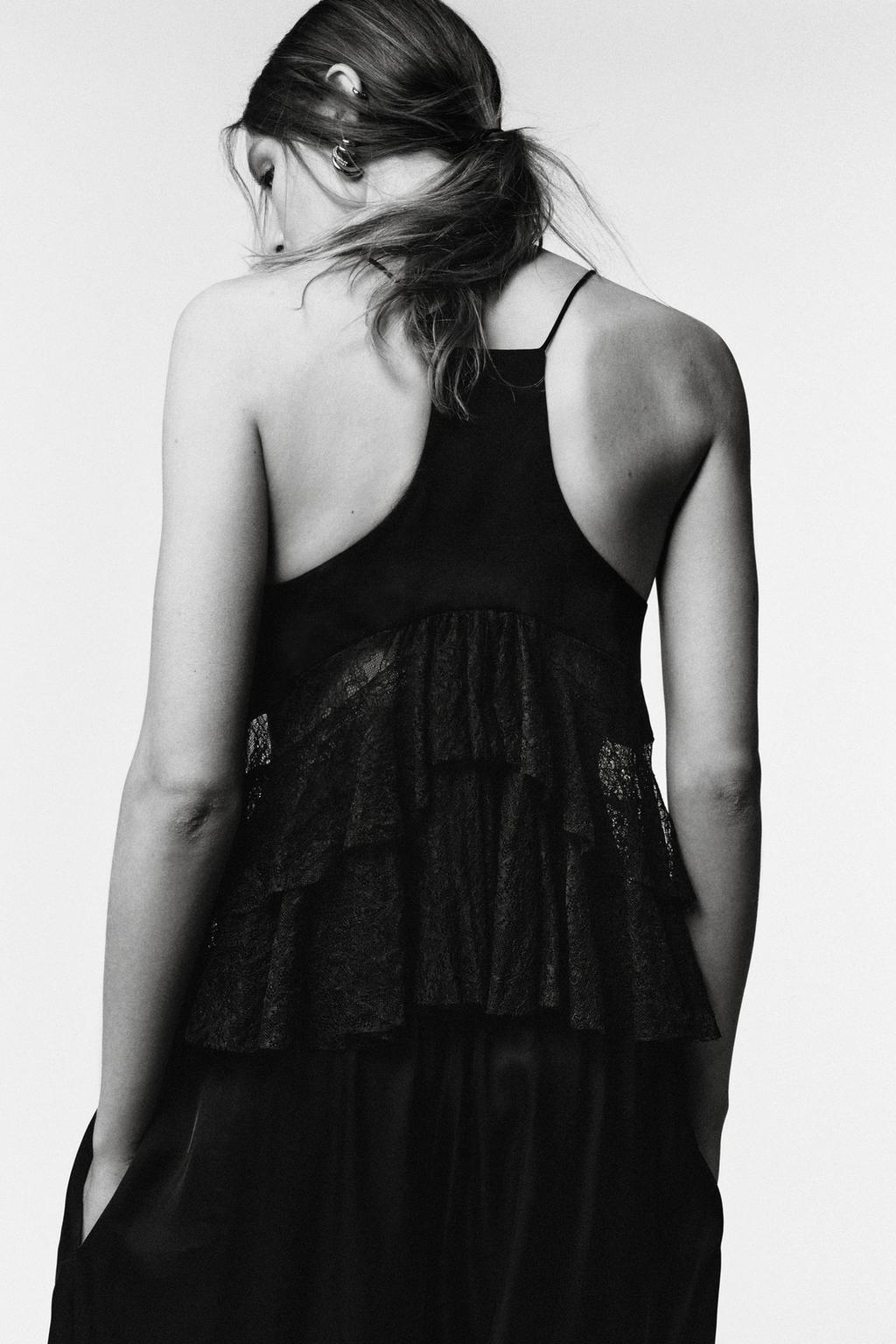 КОМБИНИРОВАННЫЙ ТОП С КРУЖЕВОМ LIMITED EDITION