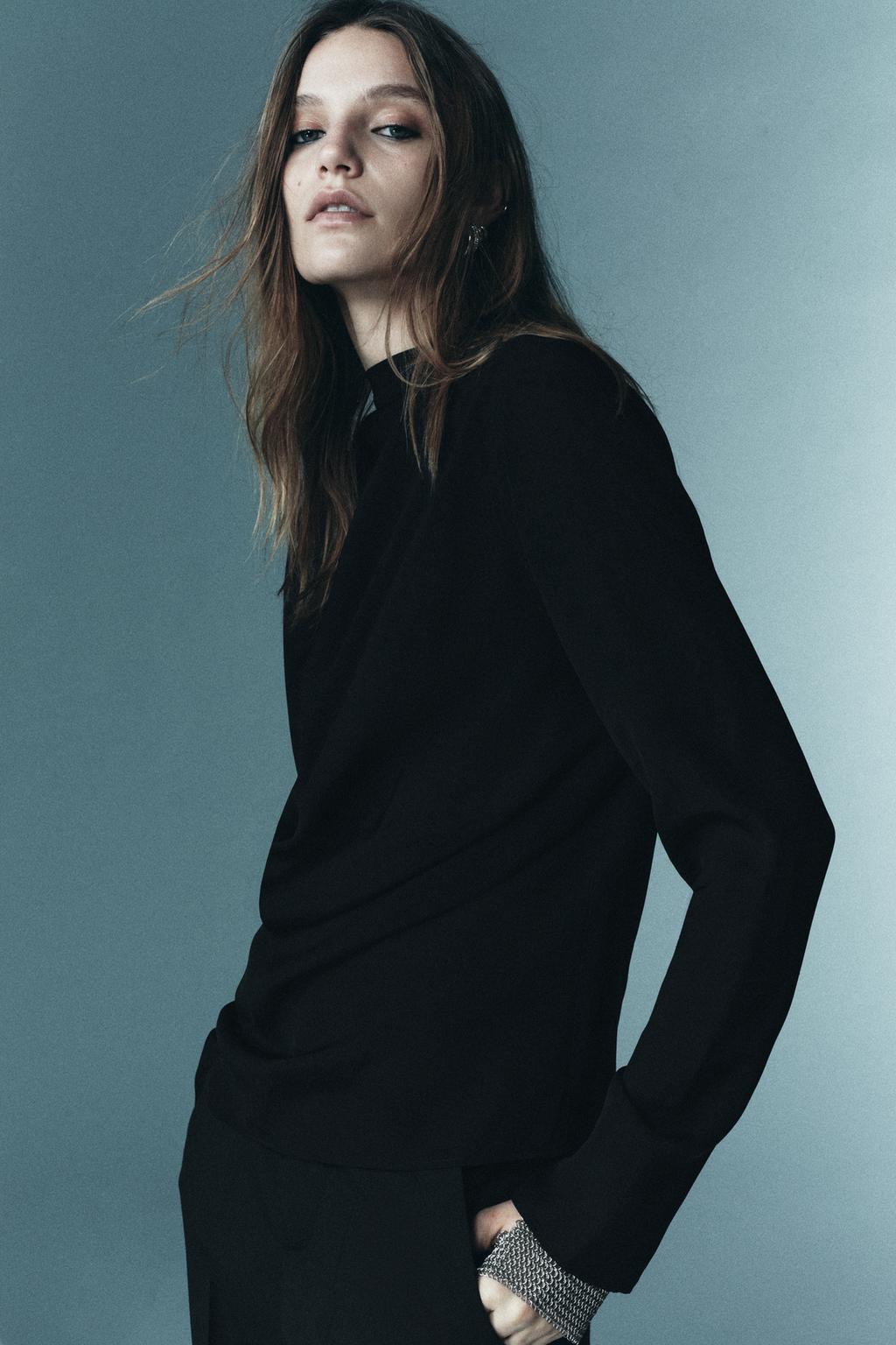 БЛУЗА СО СБОРКАМИ — LIMITED EDITION