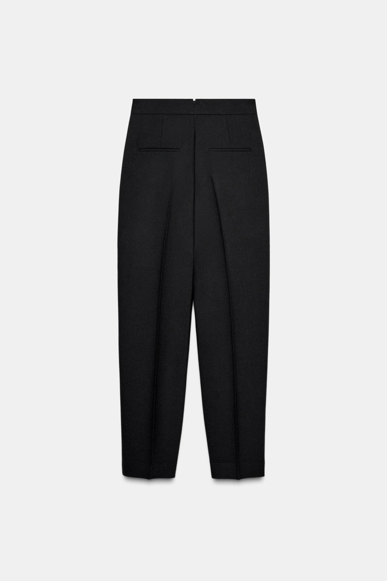 БРЮКИ С ЗАЩИПАМИ ИЗ СМЕСОВОЙ ШЕРСТИ — LIMITED EDITION