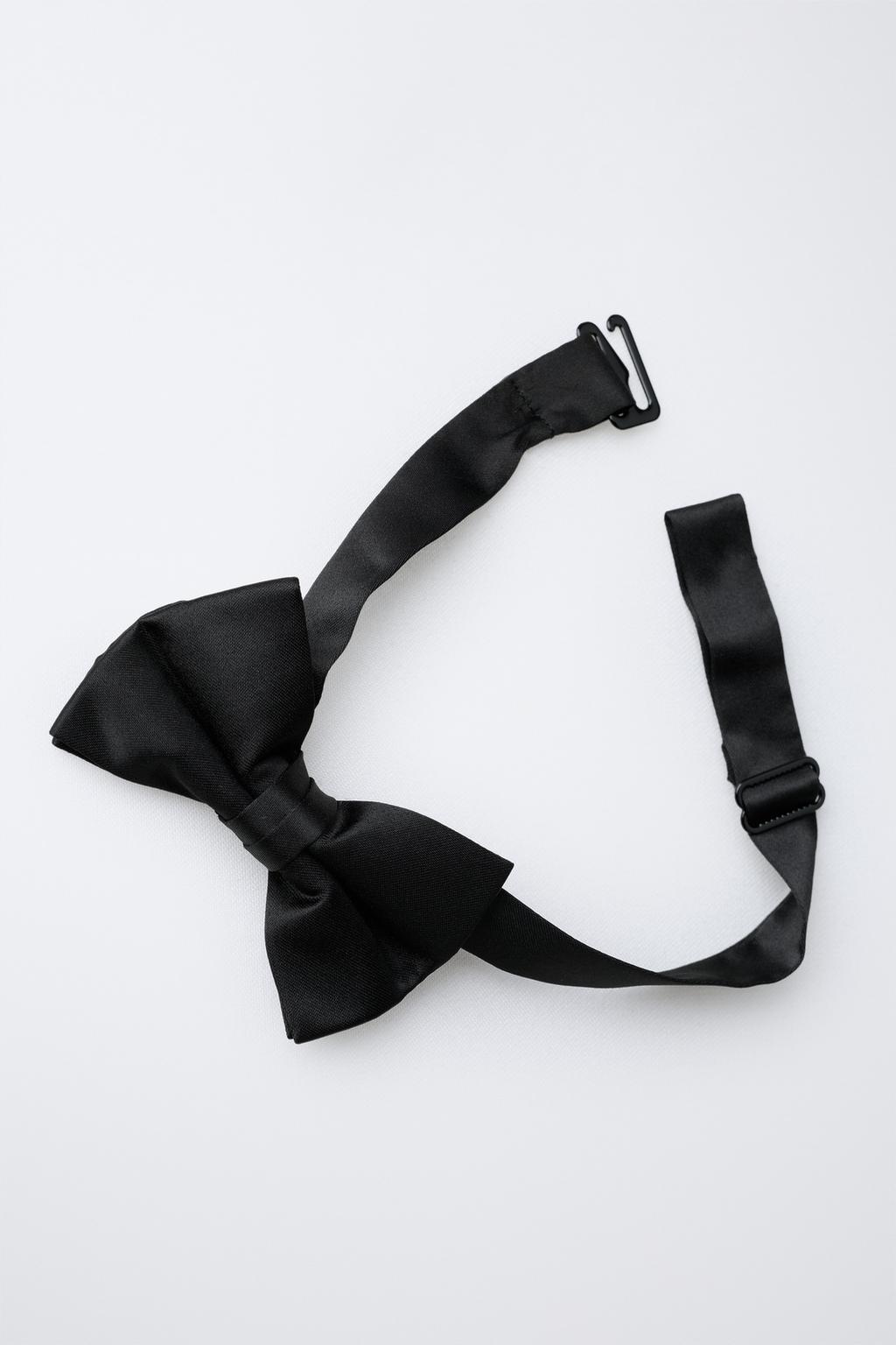 РУБАШКА СО СЪЕМНОЙ АТЛАСНОЙ БАБОЧКОЙ