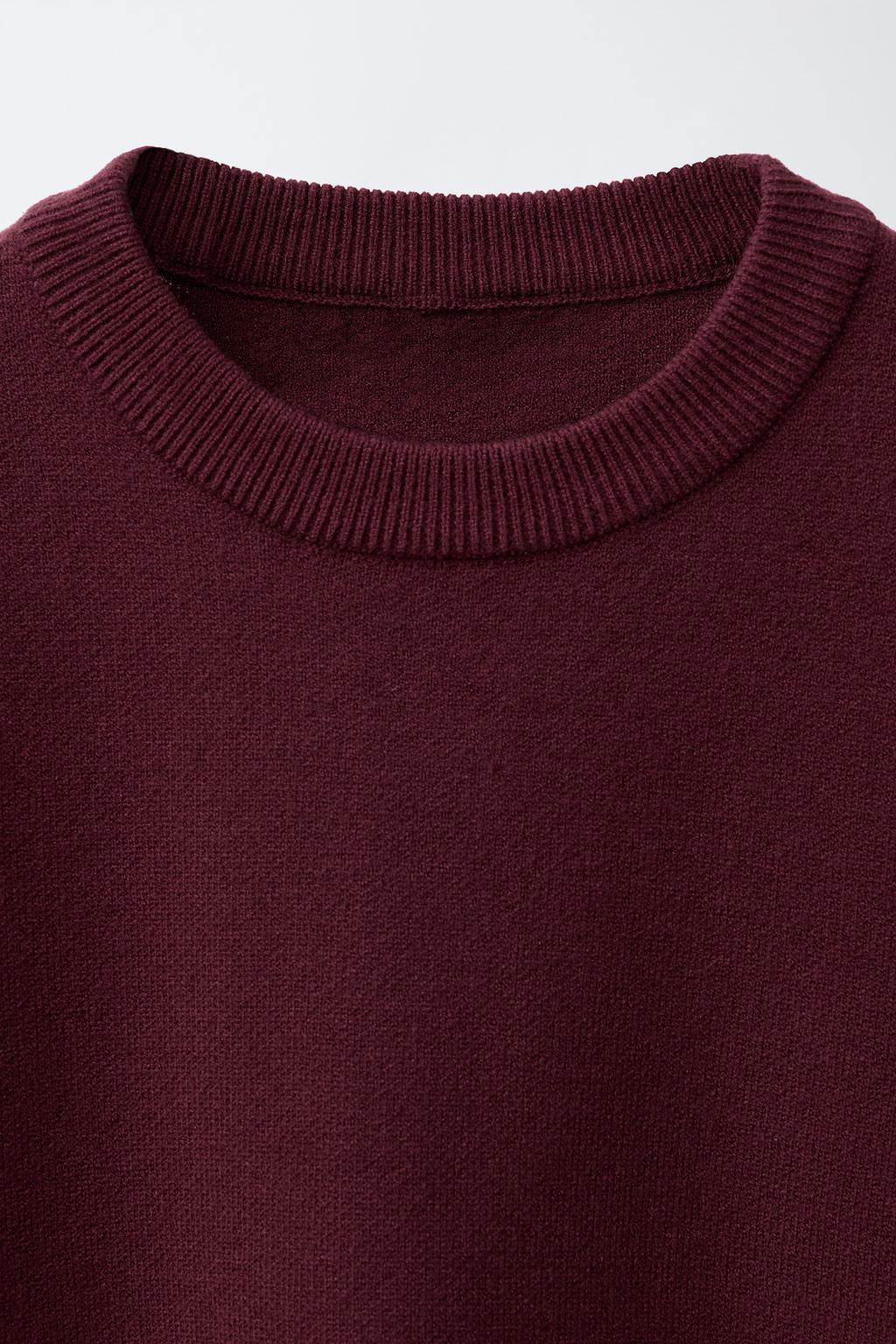 ОДНОТОННЫЙ СВИТЕР