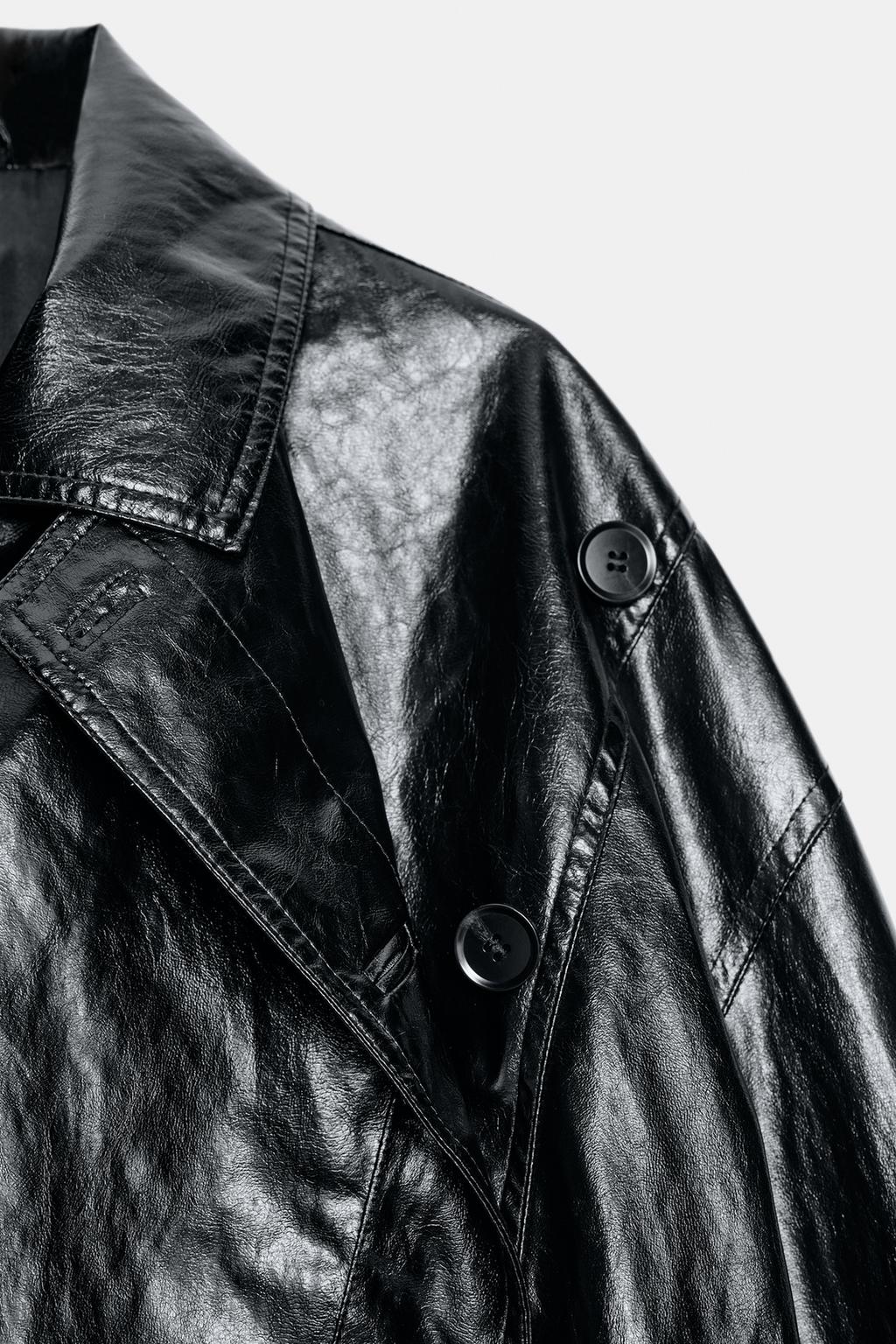 КУРТКА С БЛЕСТЯЩЕЙ ТКАНЬЮ — ZW COLLECTION