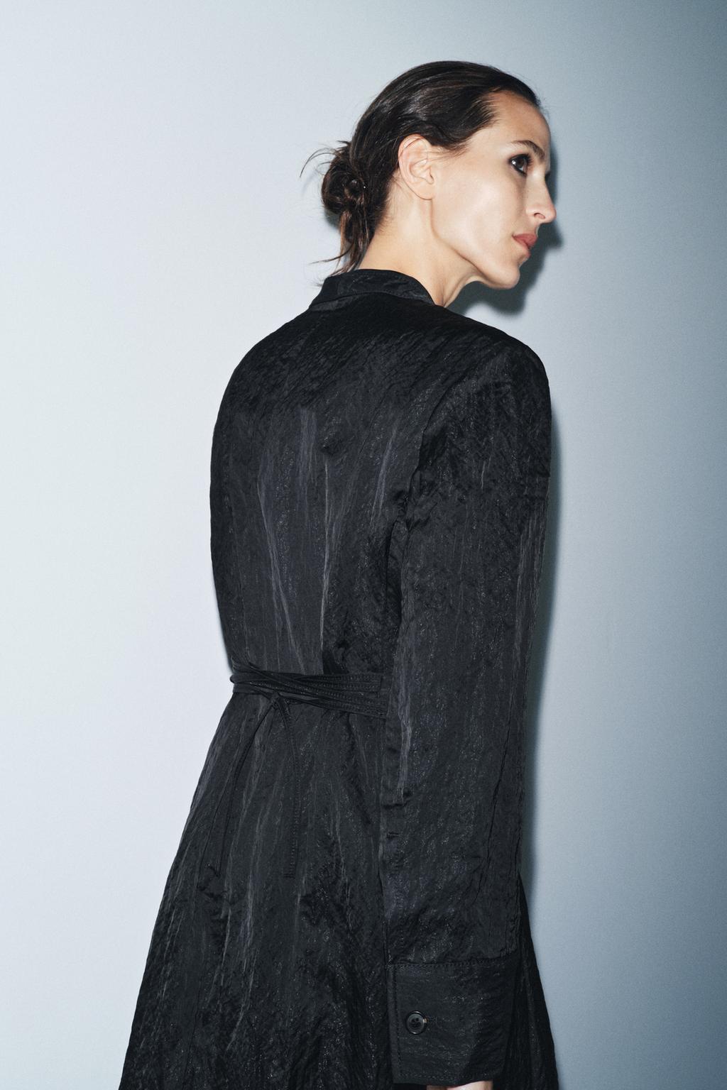 МЯТОЕ АТЛАСНОЕ ПЛАТЬЕ — ZW COLLECTION LIMITED EDITION