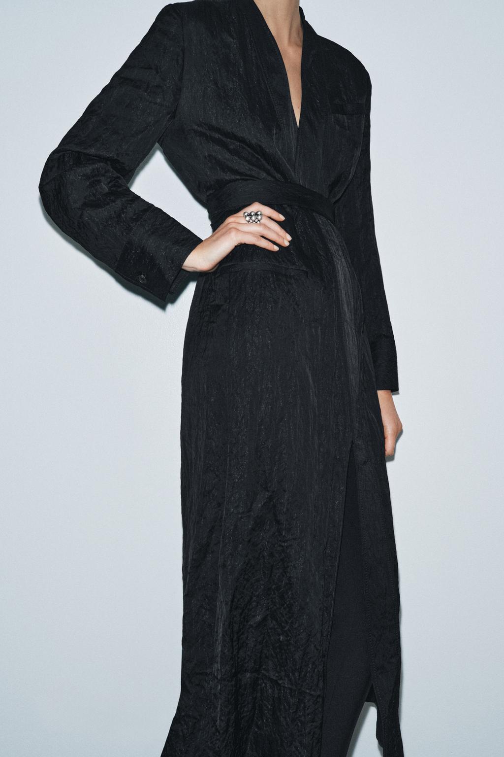 МЯТОЕ АТЛАСНОЕ ПЛАТЬЕ — ZW COLLECTION LIMITED EDITION