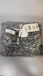 Zara ДЖИНСЫ Z.03 REGULAR FIT С ВЫСОКОЙ ПОСАДКОЙ И УДЛИНЕННЫМИ БРЮЧИНАМИ Light grey | 8228/224/811