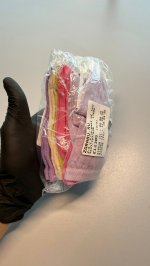 Zara Набор из пяти длинных ребристых носков Lilac | 4547/797/629