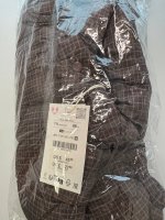 Zara СТЕГАНАЯ КУРТКА В КЛЕТКУ Brown | 1718/550/700
