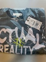 Zara ТОЛСТОВКА С ПРИНТОМ «ГРАФФИТИ» Blue / Grey | 4729/697/485