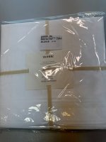 Zara Простынь перкаль (500 ниток) White | 0050/089/250