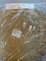 Zara Плетеная бумажная простыня с бахромой (упаковка из 2 шт.) Light beige | 9231/023/052