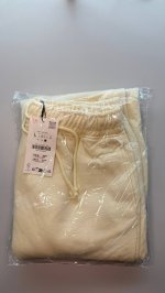 Zara ПРЯМЫЕ БРЮКИ ИЗ ФЛИСА, ОСНОВНАЯ МОДЕЛЬ Yellow | 8417/803/300