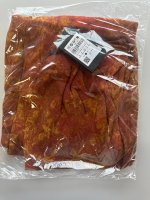 Massimo Платье с цветочным принтом и длинным подолом ORANGE|6601/801